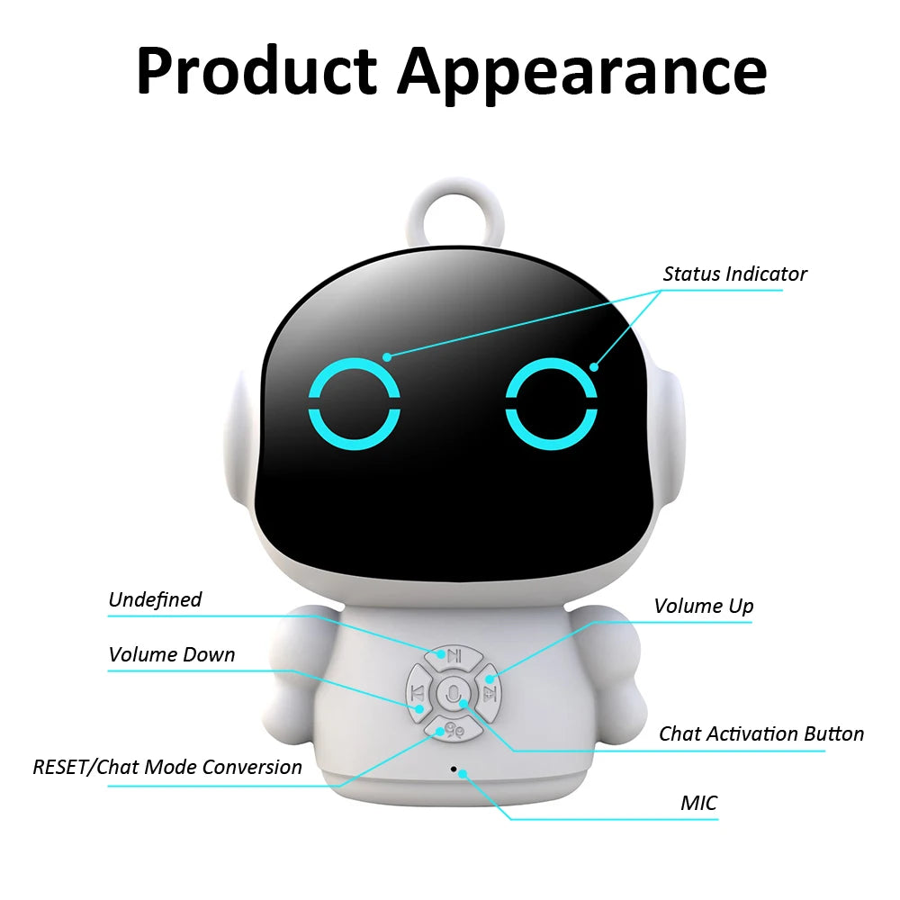 Smart AI Robot WiFi Early Education Toy – Voice Interactive Learning Machine with Speech Recognition