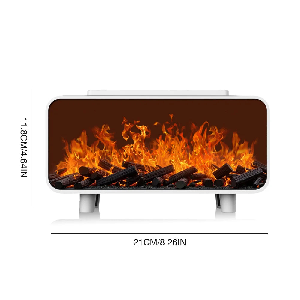 7 Colors Fire Aroma Diffuser Humidifier Mute Work for Home Office Yoga