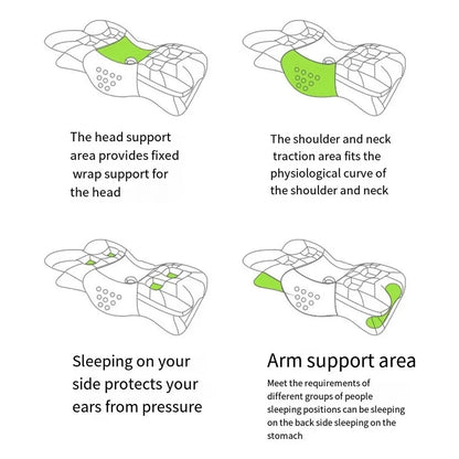 Ergonomic Memory Foam Pillow for Neck & Shoulder Support – Contour Side Sleeper Pillow