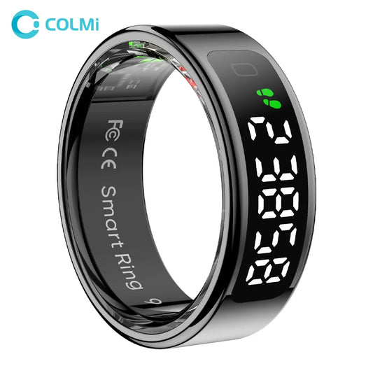 Smart Ring R02 with Charging Case – 39 Days Battery Life | Advanced Health & Fitness Tracker |Fitness Tracker with Heart Rate, Blood Oxygen, Blood Pressure, Sleep Monitoring, Step Counting, IP68 Waterproof