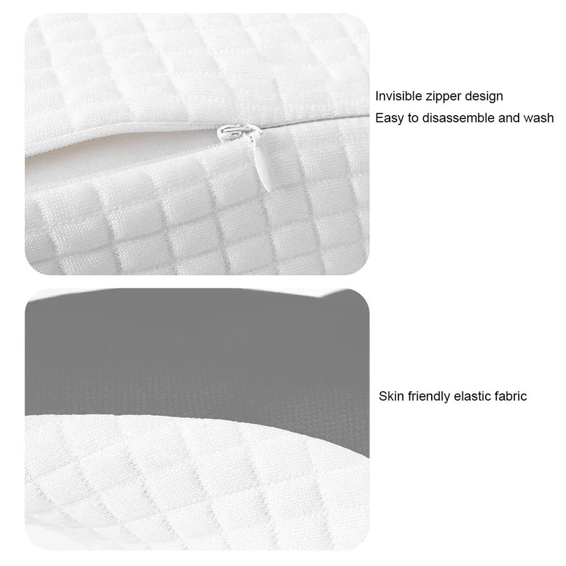 Ergonomic Memory Foam Pillow for Neck & Shoulder Support – Contour Side Sleeper Pillow