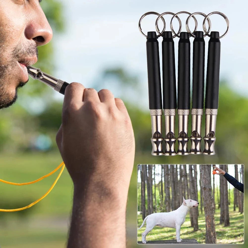 Adjustable Dog Training Whistle – Anti-Bark Sound Deterrent for Obedience & Behavior Control