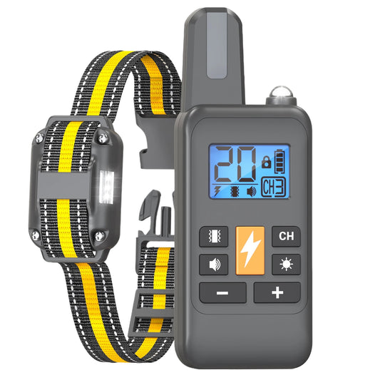 Electric Dog Training Collar with Remote – 4 Training Modes (Beep, Vibration & Static) Waterproof & Rechargeable