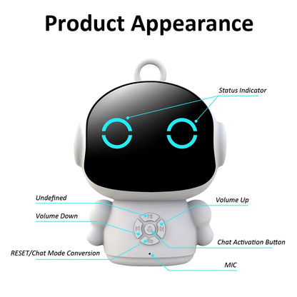 Smart AI Robot WiFi Early Education Toy – Voice Interactive Learning Machine with Speech Recognition