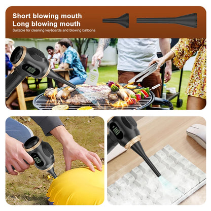 2-in-1 Cordless Car Vacuum Cleaner & Blower – High Power Portable Handheld Cleaner