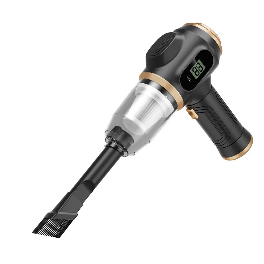 2-in-1 Cordless Car Vacuum Cleaner & Blower – High Power Portable Handheld Cleaner