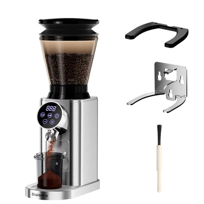 Electric Conical Burr Coffee Grinder – 48 Adjustable Grind Settings for Espresso & Brew Methods