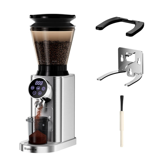 Electric Conical Burr Coffee Grinder – 48 Adjustable Grind Settings for Espresso & Brew Methods