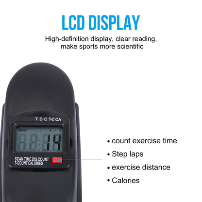 Portable Mini Exercise Bike Under Desk Pedal Exerciser with LCD – Arm & Leg Multifunctional Stepper for home & office