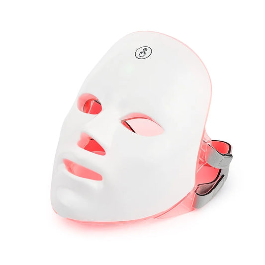 7-Color LED Photon Facial Mask | Wireless Light Therapy Mask for Anti-Aging, Acne Reduction, Skin Tightening & Brightening