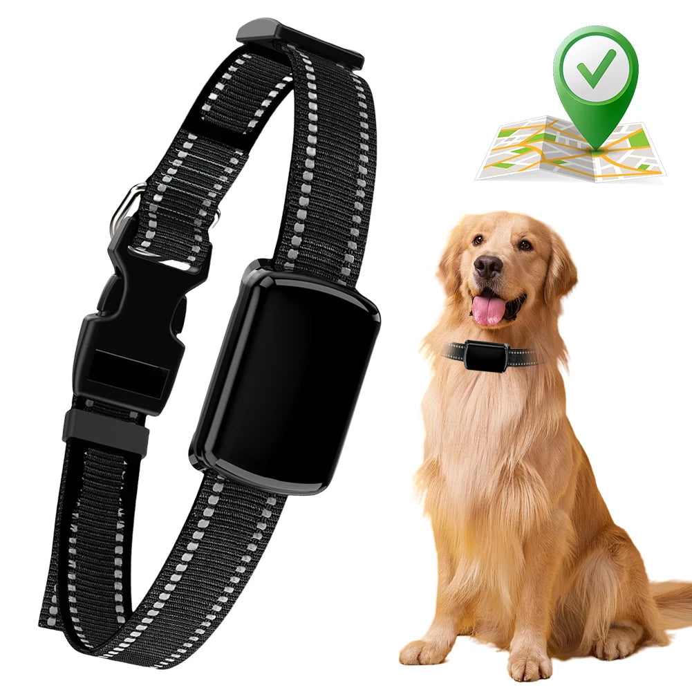 Pet GPS Tracker with Adjustable Collar – 4G Smart Locator for Dogs & Cats (IP68 Waterproof)