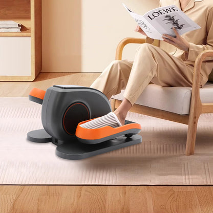 Under Desk Elliptical Machine with Remote Control – Mini Electric Leg Exerciser, Compact Seated Pedal Trainer for Home Office & Seniors