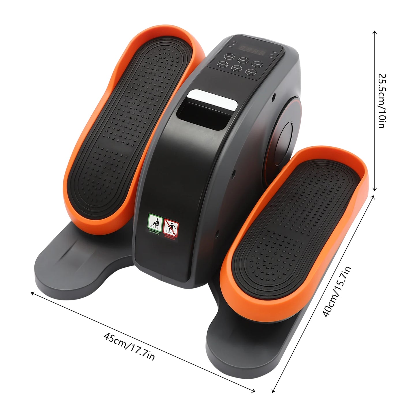 Under Desk Elliptical Machine with Remote Control – Mini Electric Leg Exerciser, Compact Seated Pedal Trainer for Home Office & Seniors