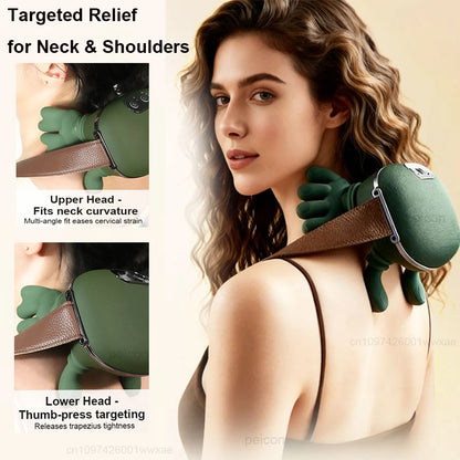 Electric 4D Deep Tissue Neck & Shoulder Massager with Heat
