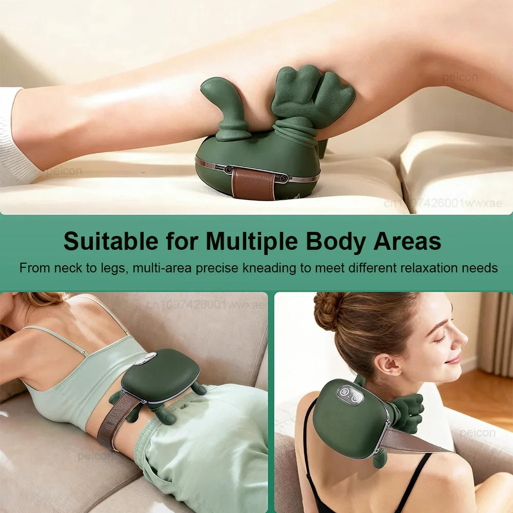 Electric 4D Deep Tissue Neck & Shoulder Massager with Heat