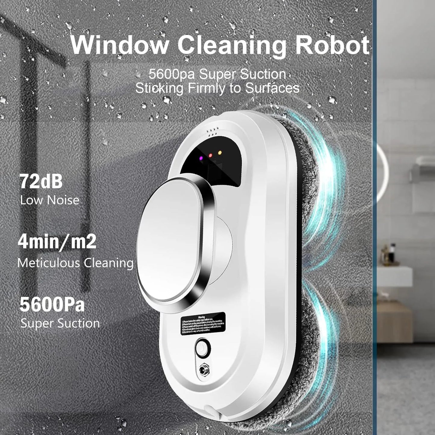 Intelligent Window Cleaning Robot – Electric Glass Cleaner with Remote Control