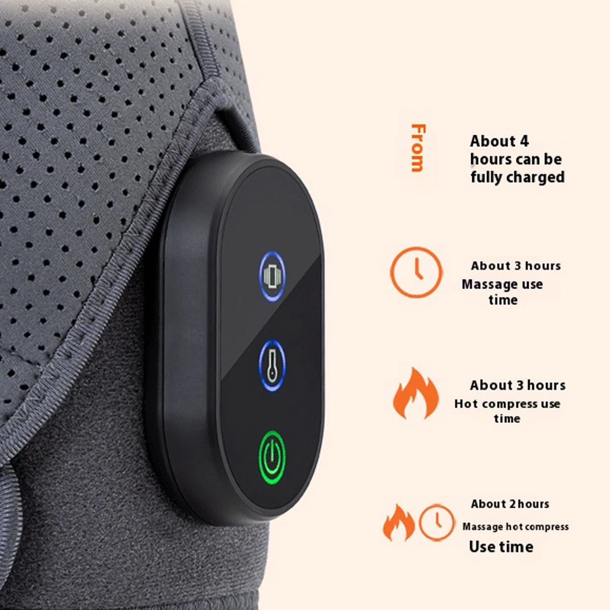 Shoulder massager, dual motor powerful, vibrating hot compress, charging massage, comfortable experience, giving gifts to elders