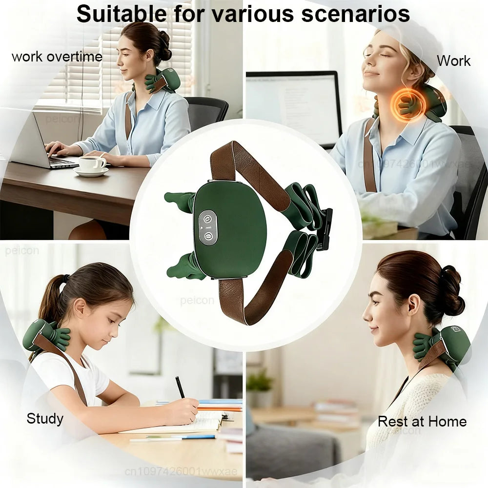 Electric 4D Deep Tissue Neck & Shoulder Massager with Heat