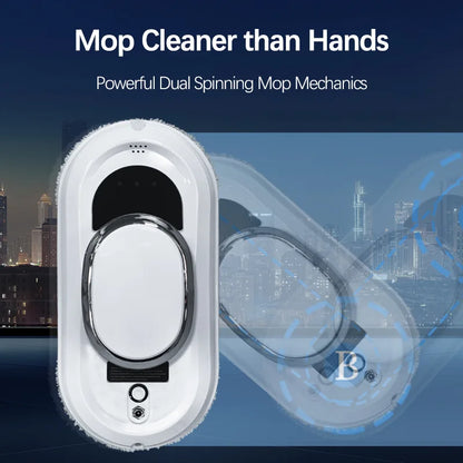 Intelligent Window Cleaning Robot – Electric Glass Cleaner with Remote Control