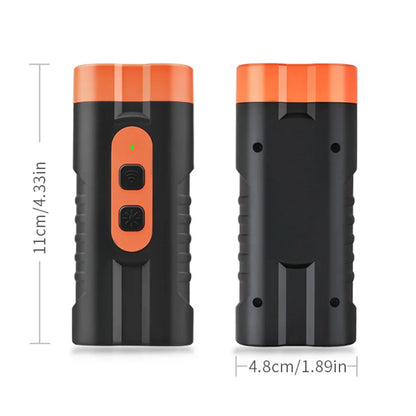 Ultrasonic Dog Repeller Rechargeable – Anti Barking Device with LED Flashlight (30–60kHz)