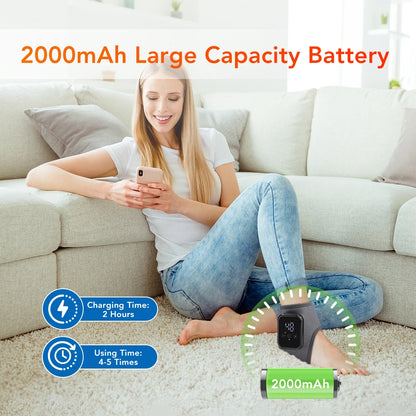 Heating Foot Massager Electric Vibration Relaxation Ankle Massager Warm Ankle Brace Joint Sprain Support Ankle Protection