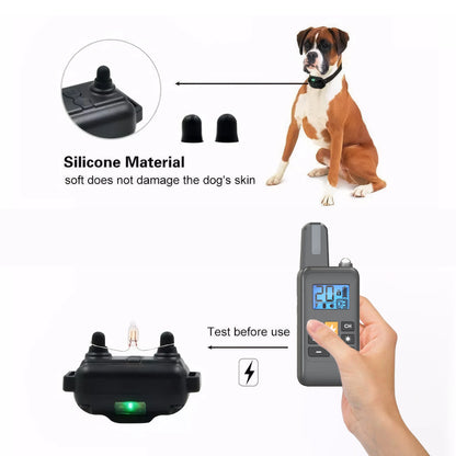 Electric Dog Training Collar with Remote – 4 Training Modes (Beep, Vibration & Static) Waterproof & Rechargeable
