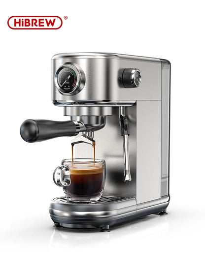 20 Bar Semi Automatic Espresso Machine – Temperature Adjustable Slim Coffee Maker