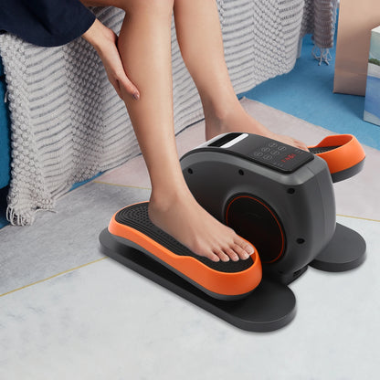 Under Desk Elliptical Machine with Remote Control – Mini Electric Leg Exerciser, Compact Seated Pedal Trainer for Home Office & Seniors