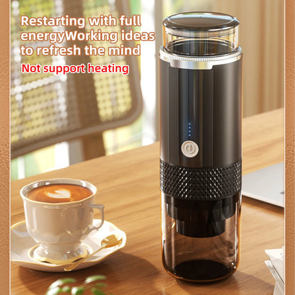 Portable Electric Espresso Coffee Machine – Cordless Rechargeable One-Button Coffee Maker