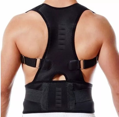 Back Brace Posture Corrector for Women & Men, Adjustable Back Lumbar Support Belt Shoulder Posture Support